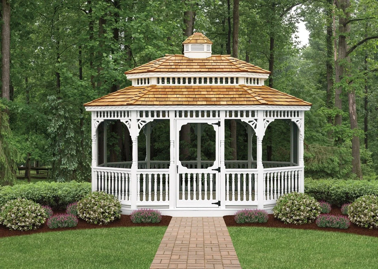 Wood Oval Gazebos