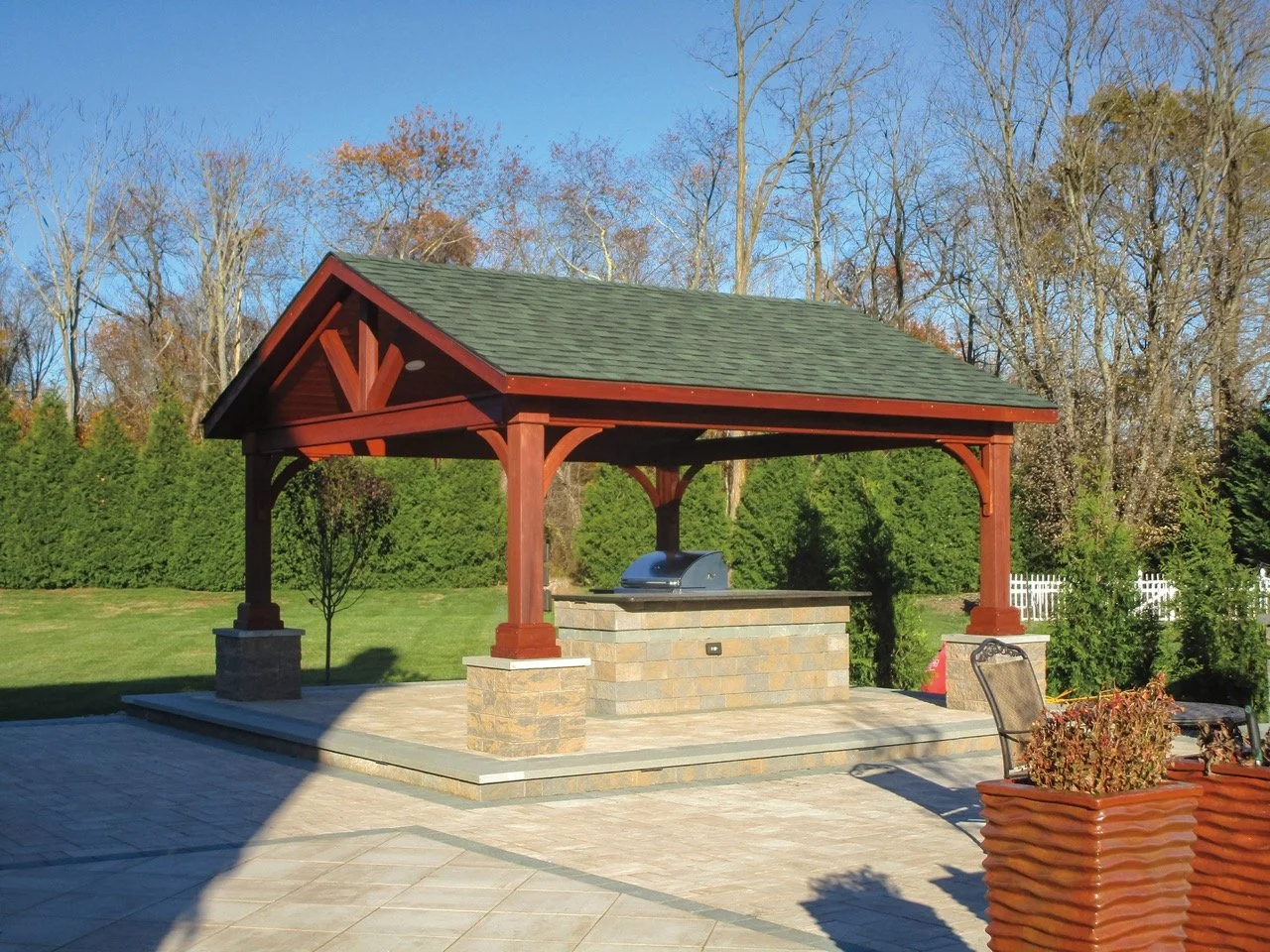 16x16 Keystone A-Frame w/7" posts