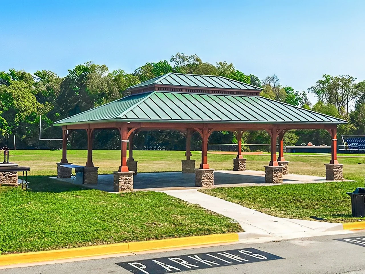30x40 Large Keystone Pavilion w/SS Roof