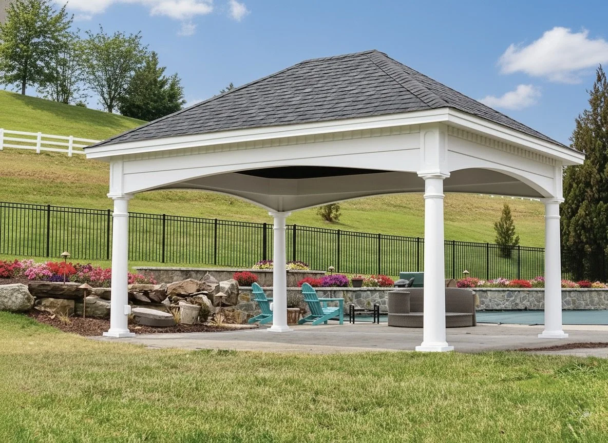 16x20 Hampton Pavilion w/4 10" columns