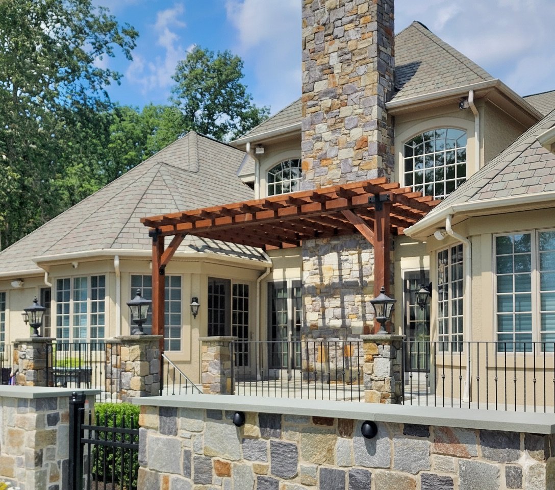 Custom Timberview attached to House