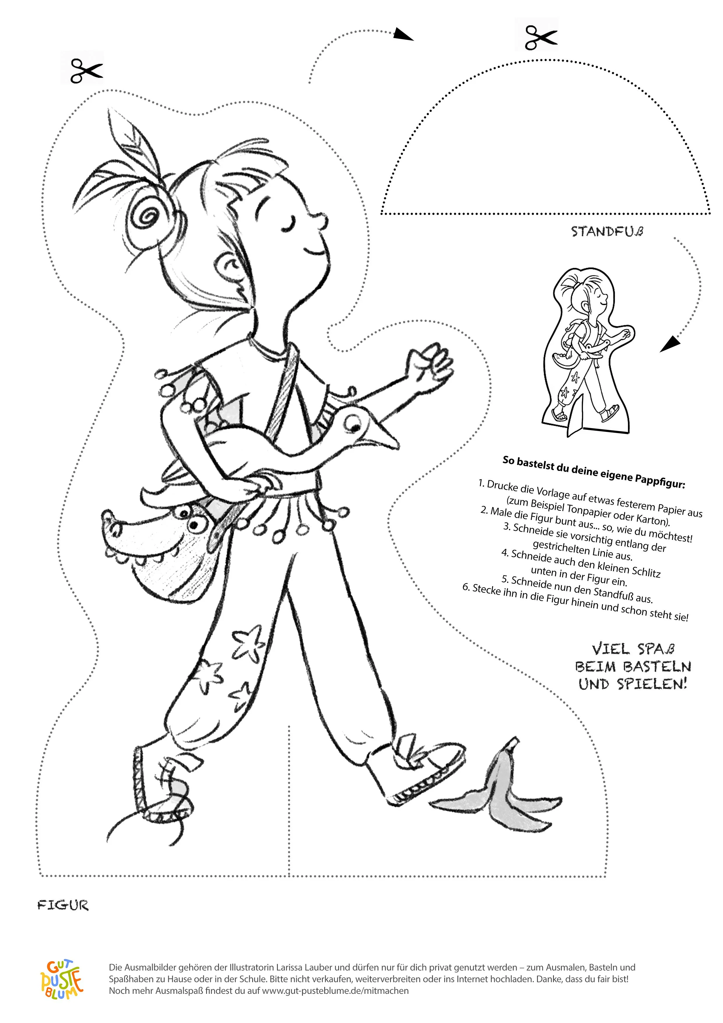 Jule Bambule - Pappfiguren basteln