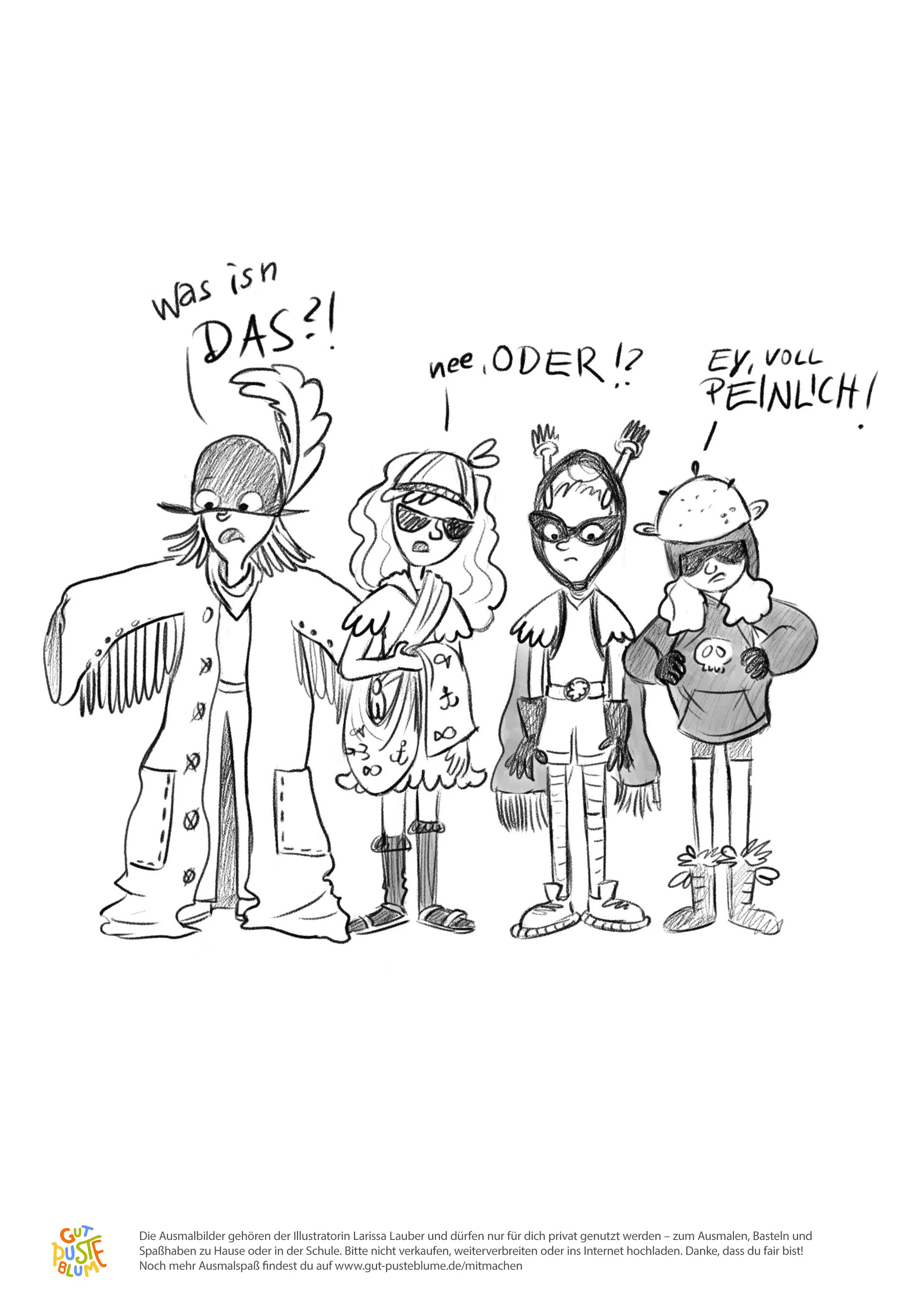 Die Superheldinnenclique / ©Larisa Lauber