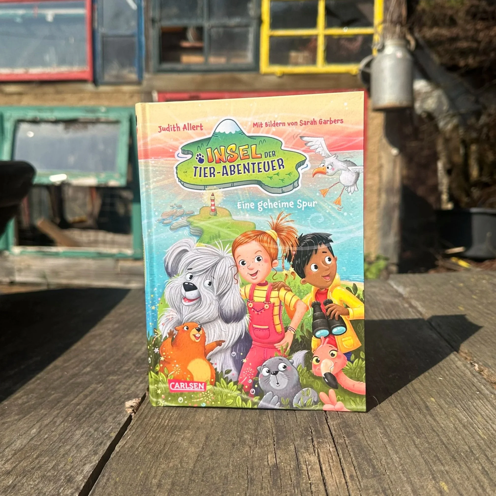 Ein Foto des Buchs "Insel der Tierabenteuer - eine geheime Spur"