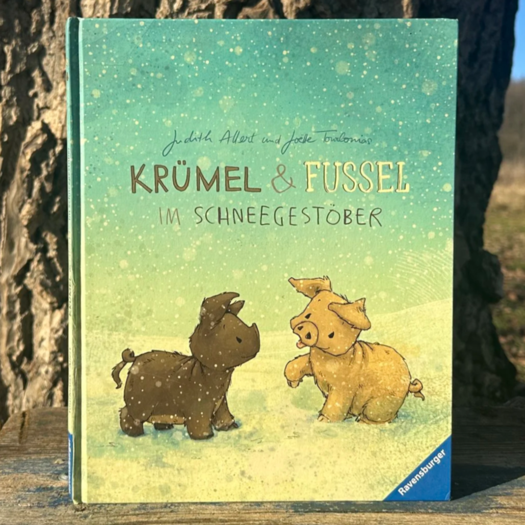 Krümel und Fussel im Schneegestöber
