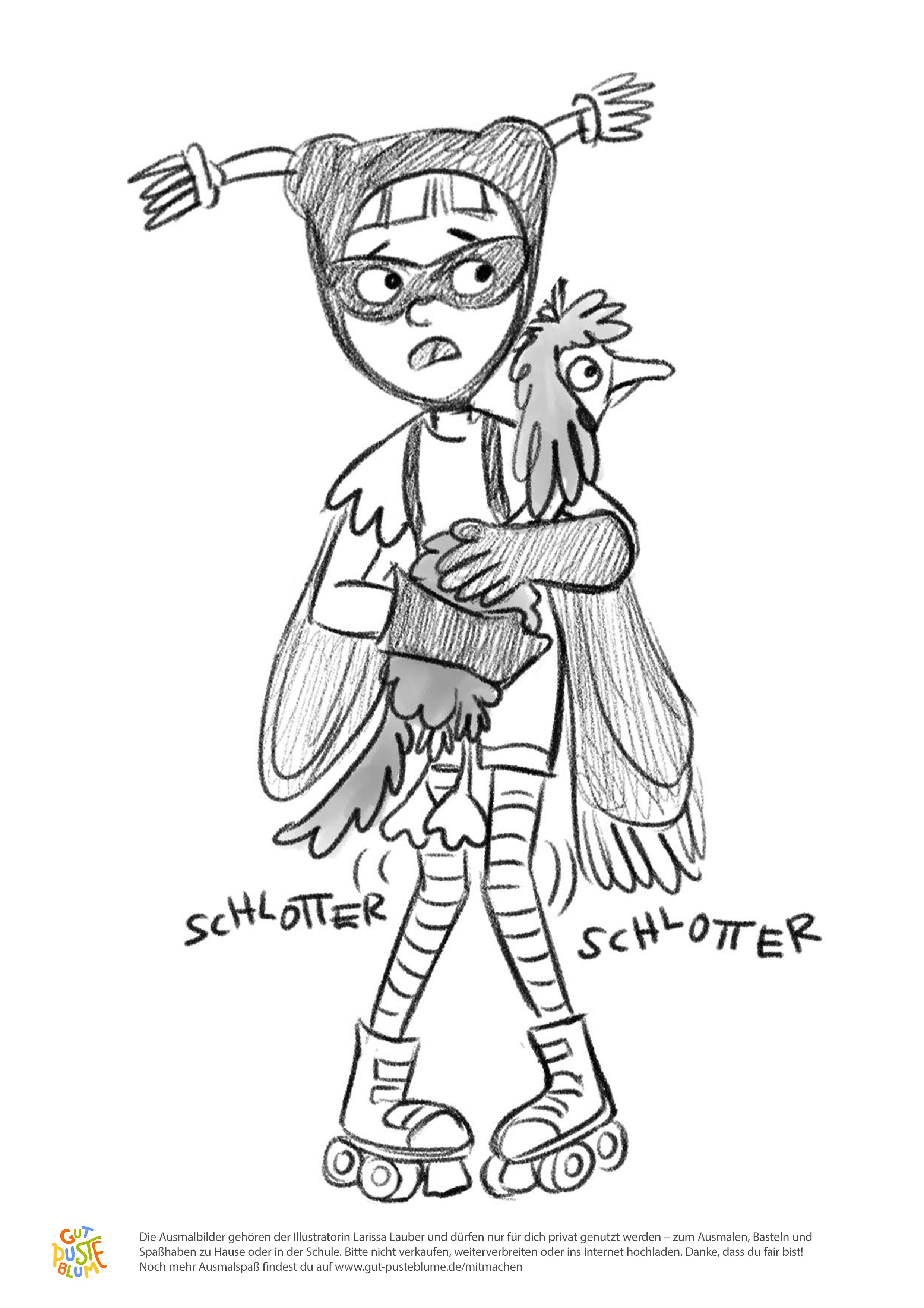 Auch Superheldinnen haben Angst / ©Larisa Lauber