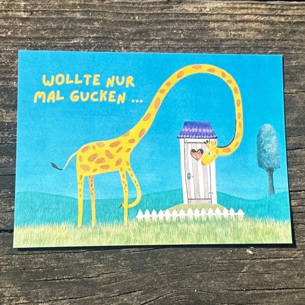 Postkarte "Nur mal gucken"