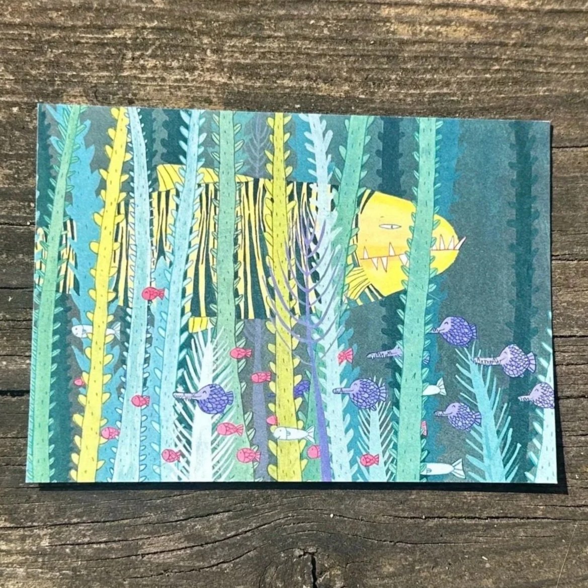 Postkarte "Fische"