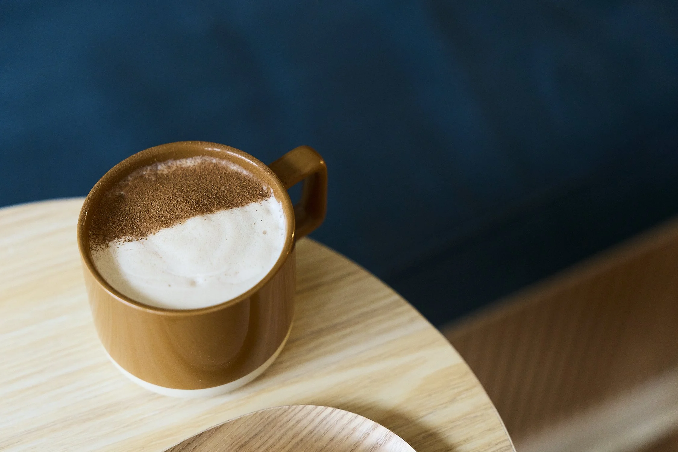 Specialty coffee drinks at Plume Café Newburyport