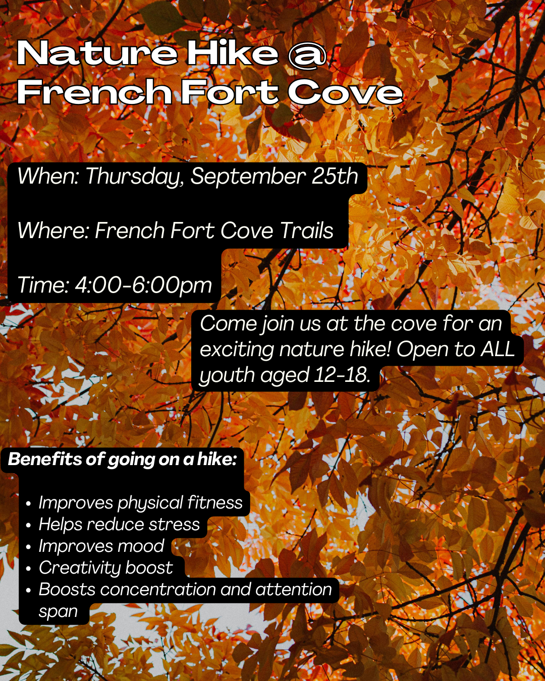 Nature Hike at French Fort Cove