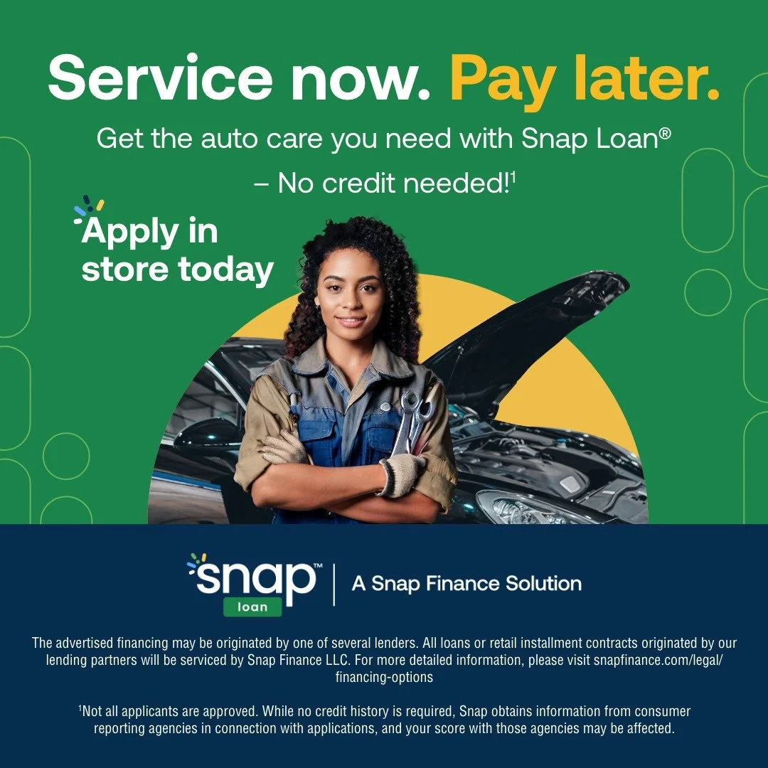 Car needs work? We got you.
Snap Finance now available at European Autohaus ✔️
Quick approvals. Flexible payments. Zero headaches.