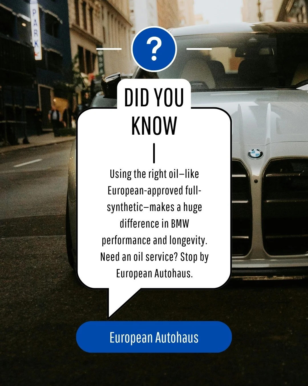 Swipe through for BMW facts every owner should know. Keeping your vehicle performing, handling, and sounding the way it should starts with proper care&mdash;
and that&rsquo;s what we do best at European Autohaus.

📞 540-434-8431 
💻 Visit our websit