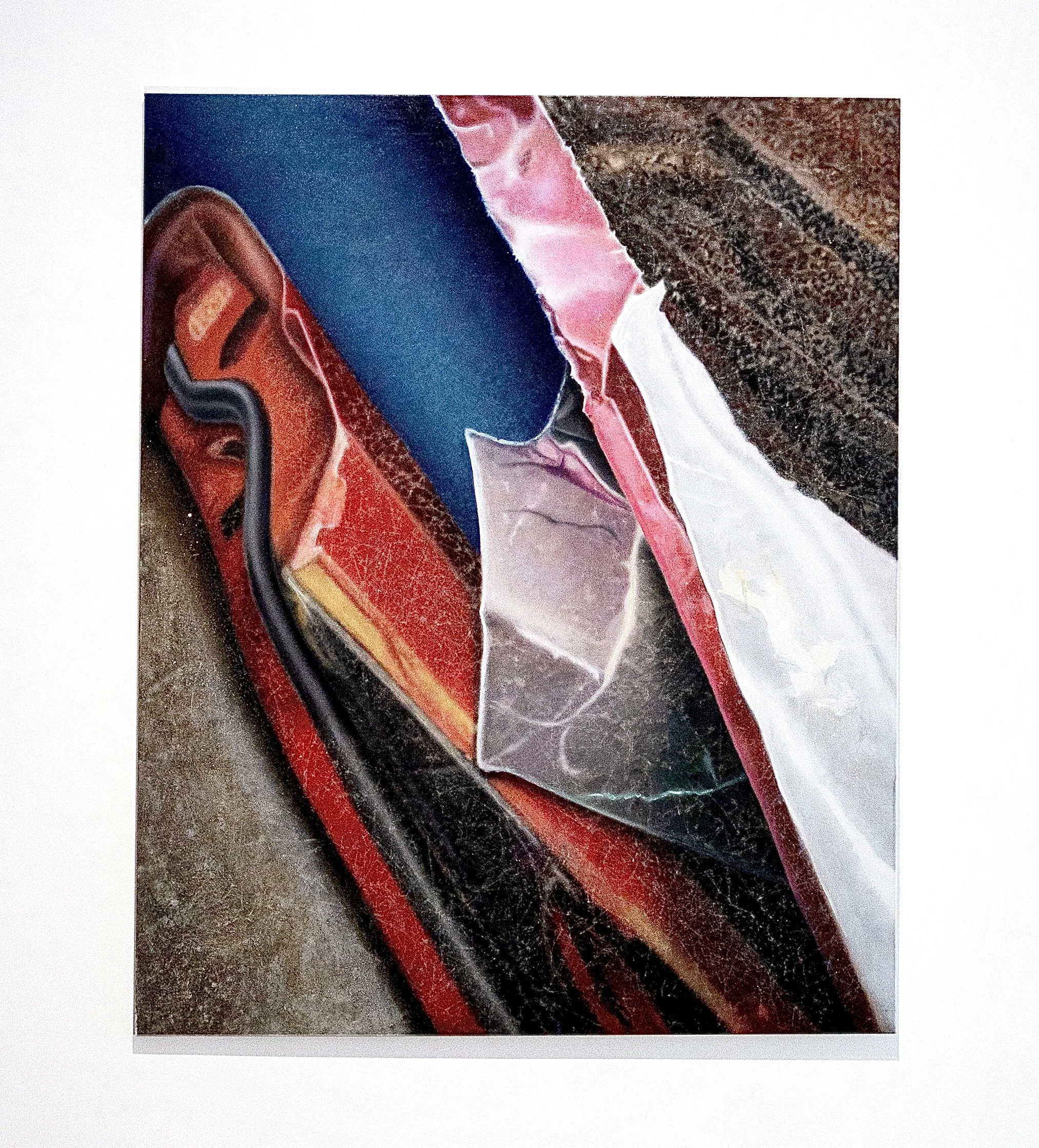Shapeshifter Series, Oil and glitter on canvas, 164x133cm, 2022