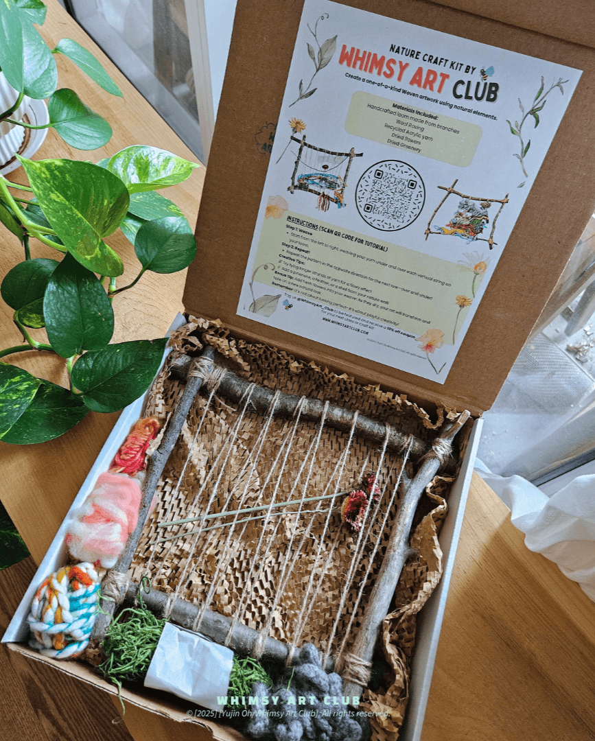 Whimsy Art Workshop’s sustainable DIY craft kits, perfect for home and classroom activities- delivers nationwide in US