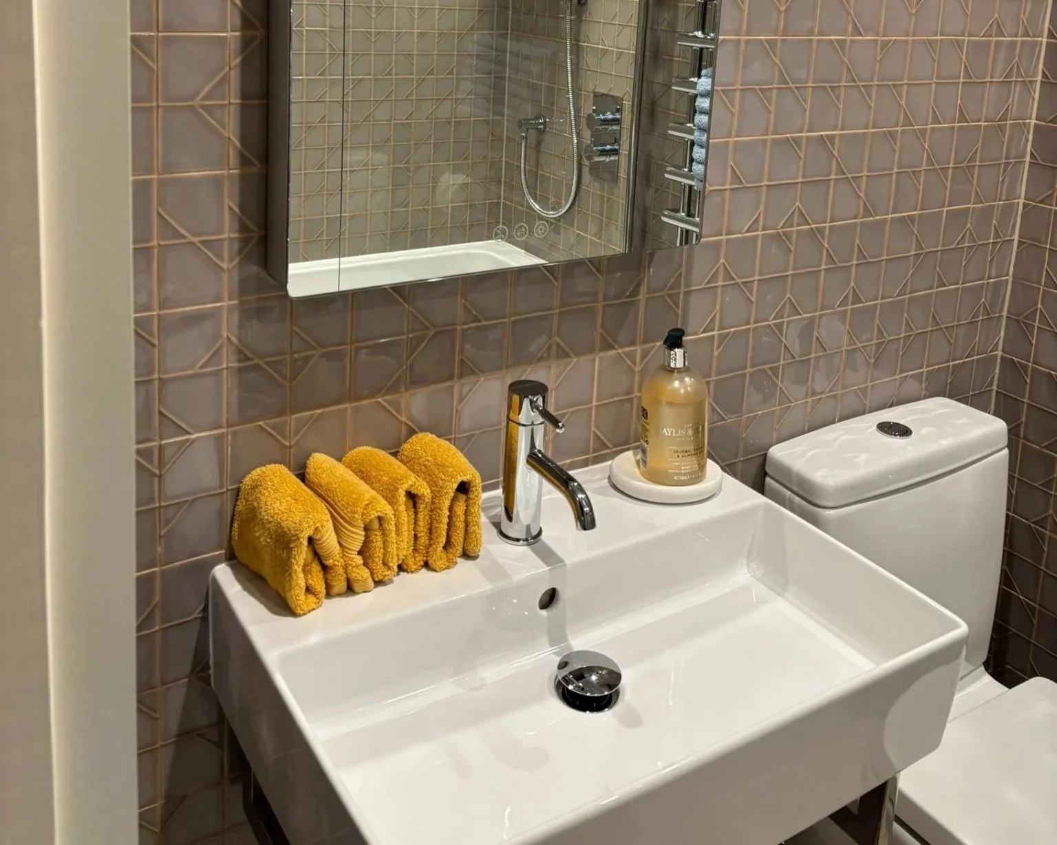 Master Ensuite Bathroom - Sink and Toilet