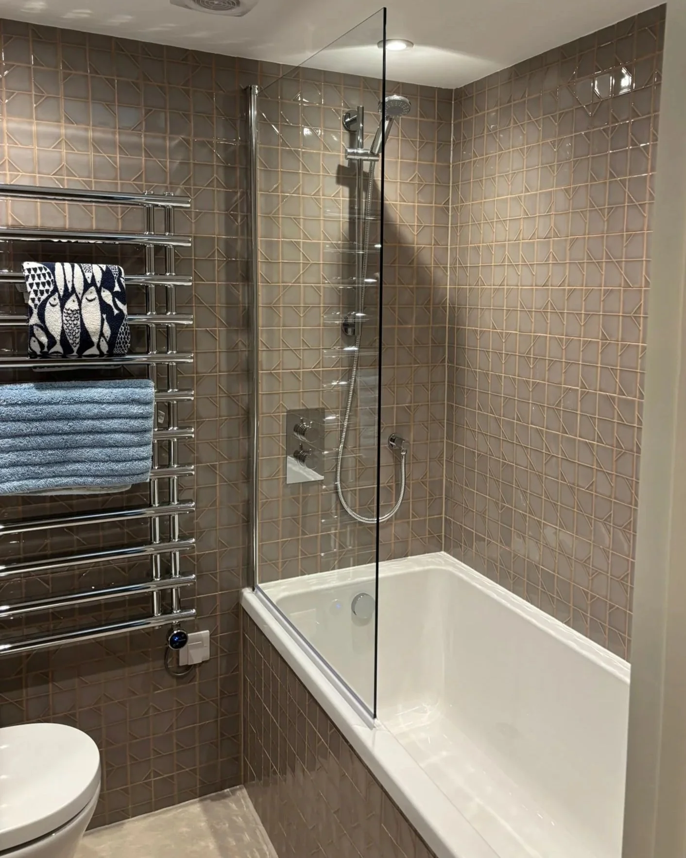 Second Bathroom - Shower and Bath