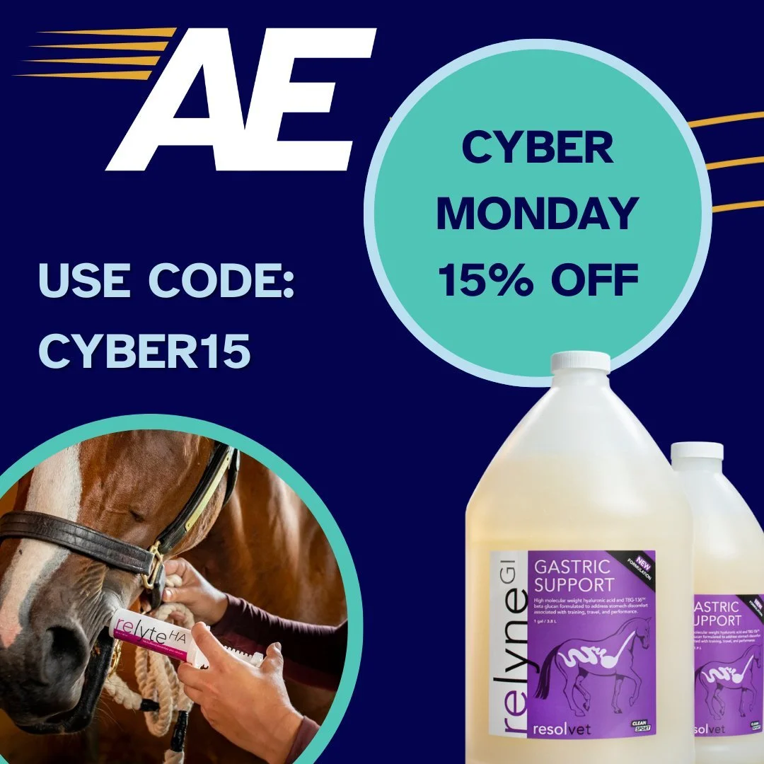 🚨 CYBER MONDAY: 15% OFF ALL PRODUCTS 🚨

 15% off ALL products on Accelerate Equine until 5 Dec with code: CYBER15

👉 https://accelerate-equine.com/

#cybermonday #cybermondaysale #equineproducts #cybermondayequine