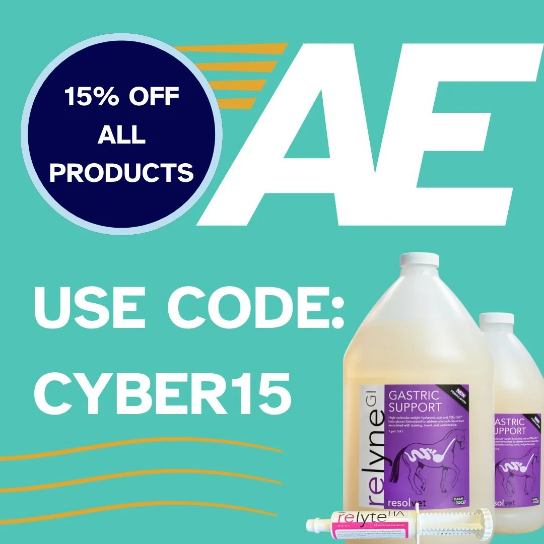 You still have until Friday to save 15% on all products on our website! 🛒 

Shop now: https://accelerate-equine.com/

#cybermonday #cybermondaysale #equineproducts #cybermondayequine