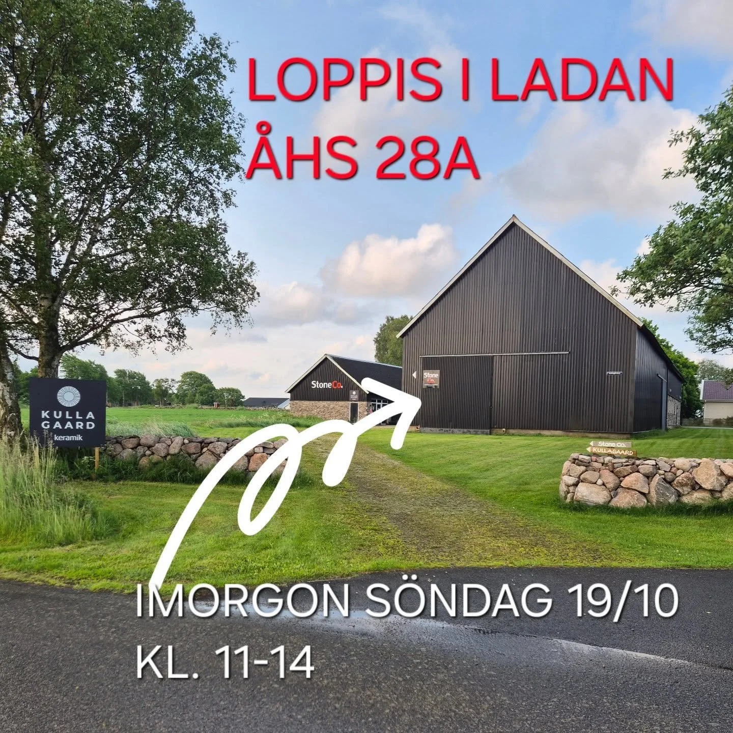 WOOP WOOP!!💥🥳
VI &Ouml;PPNAR UPP LOPPISEN EN SISTA G&Aring;NG DETTA &Aring;R!
S&Aring; KOM OCH FYNDA!!

H&auml;r finns bl.a,
Kl&auml;der och skor f&ouml;r b&aring;de vuxna och barn.
Leksaker
B&ouml;cker
Husger&aring;d
M&ouml;bler

Mm mm...

Kullaga