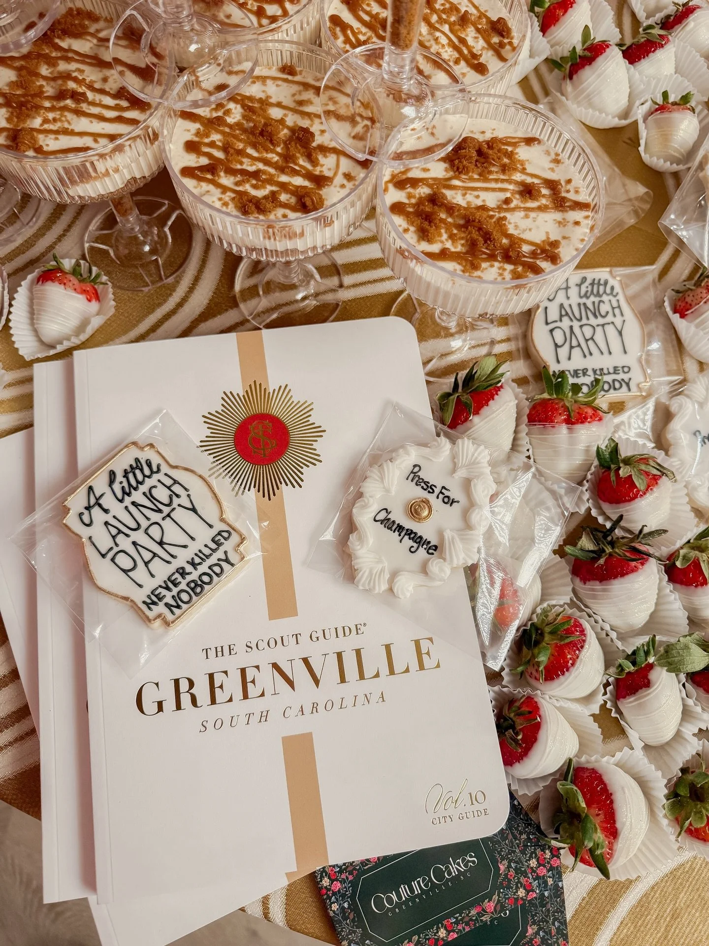@tsggreenville Vol 10 launch party was spectacular per usual 🎶🤍🧁
The scout is out! Come grab your copy at the bakery tomorrow! Open 10am-5pm ✨