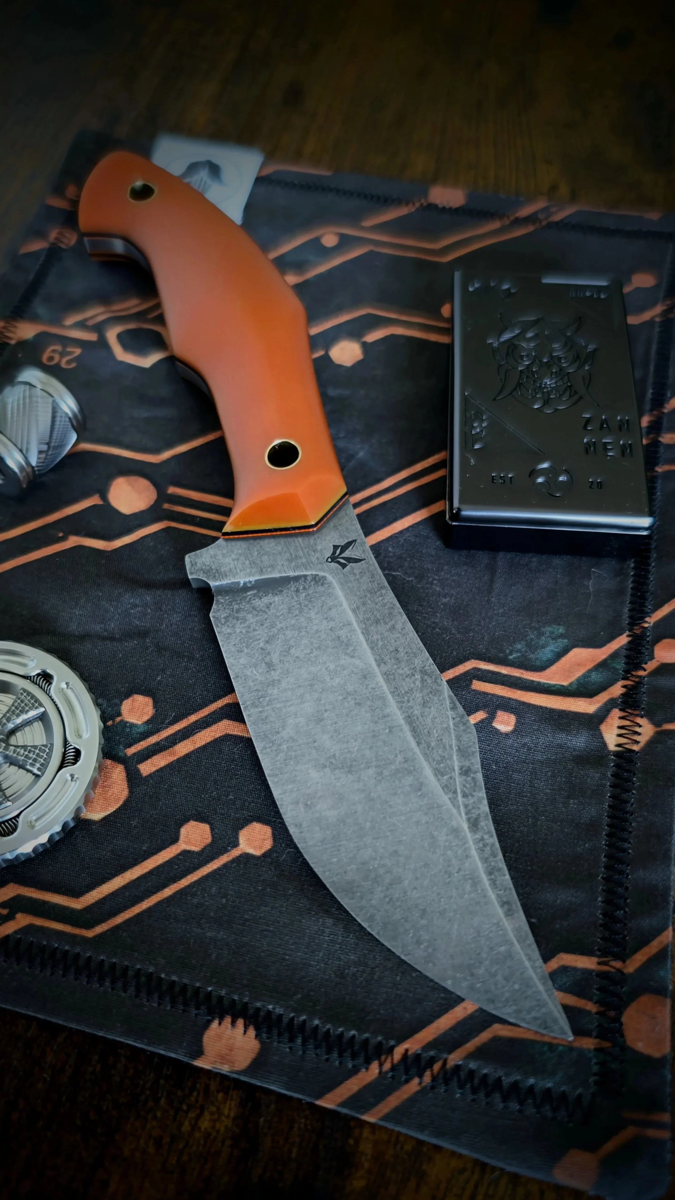 Patriot - MagnaCut/Orange Paper Micarta