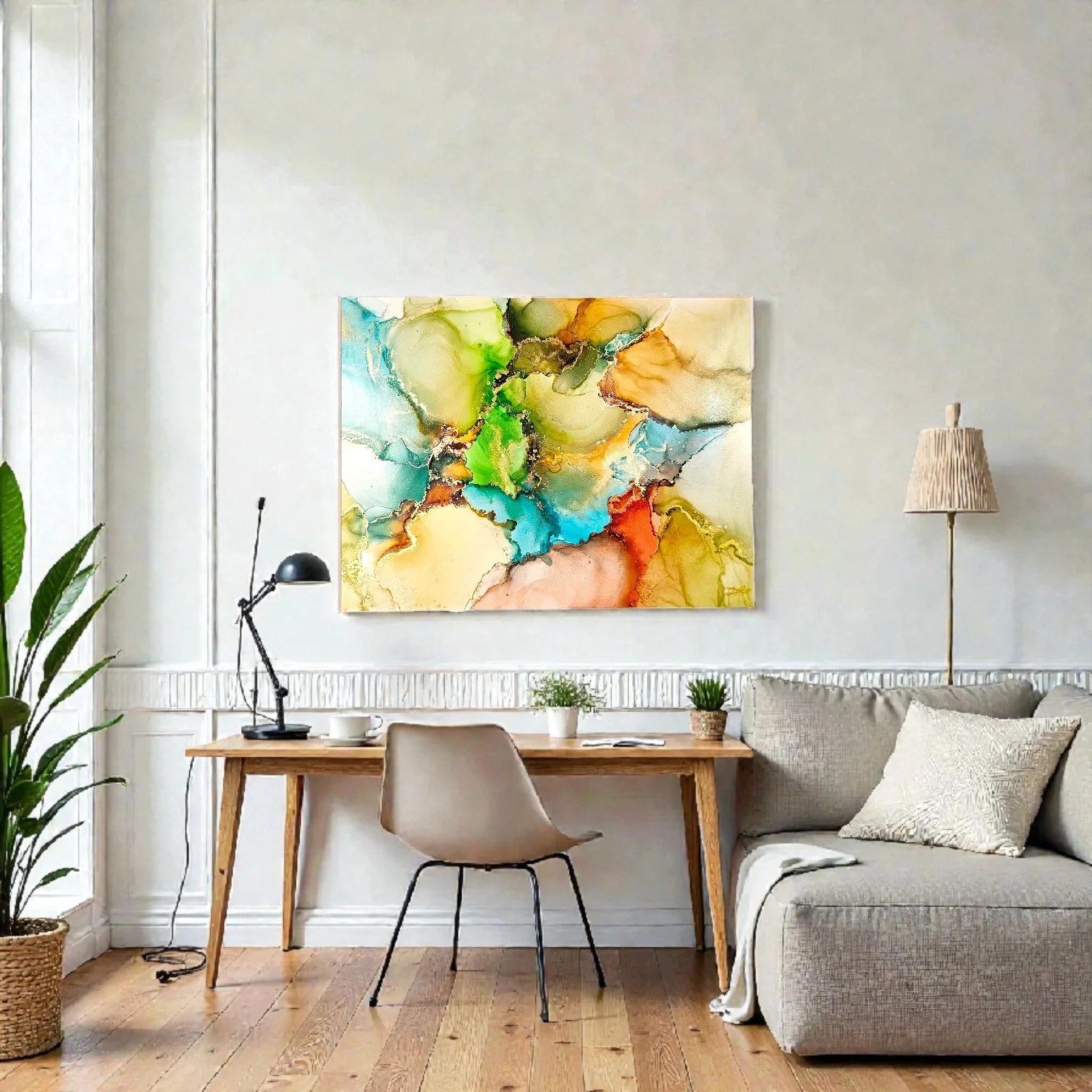 Copper Patina orignal alcohol ink artwork.webp