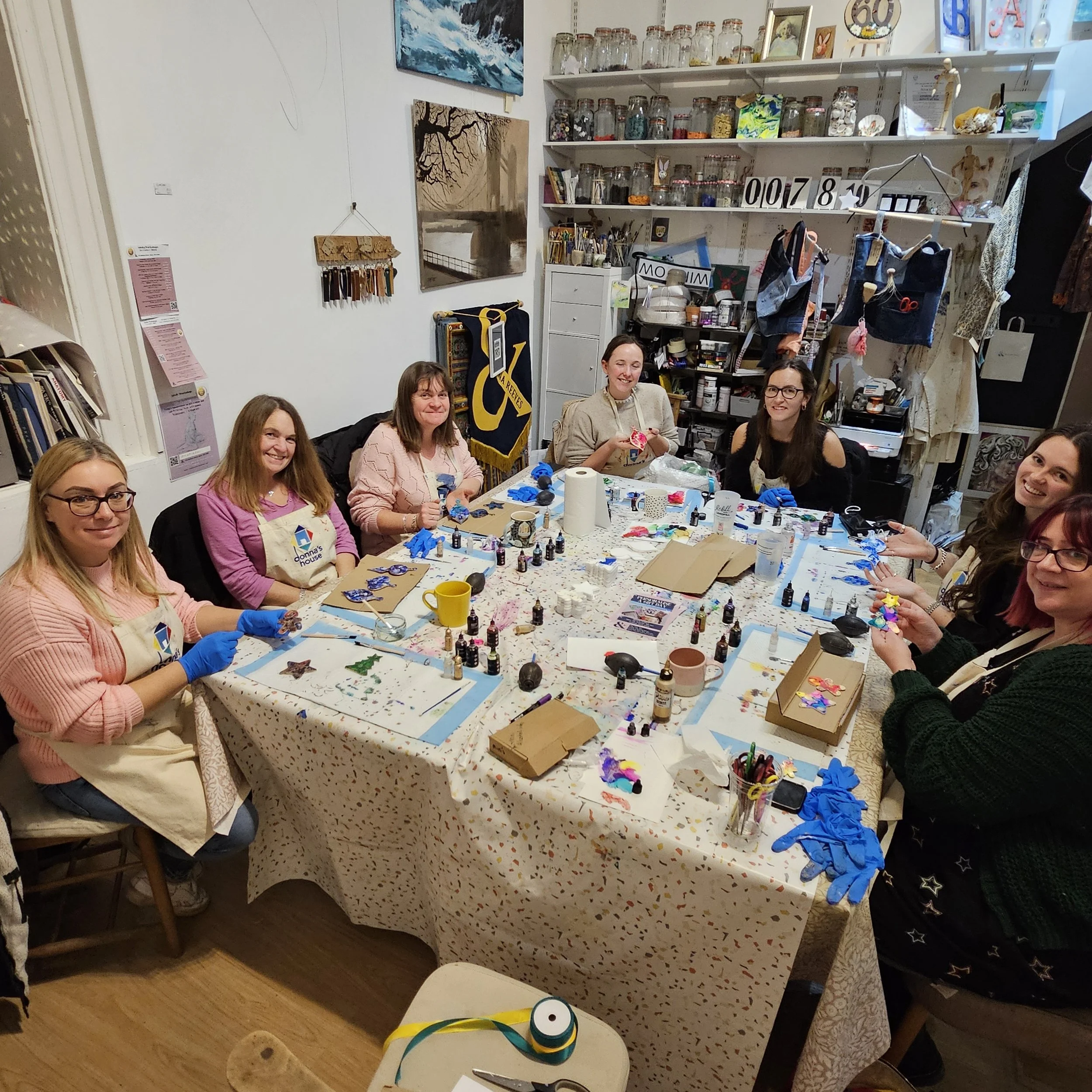 Christmas Bauble Workshop Group Photo .jpg