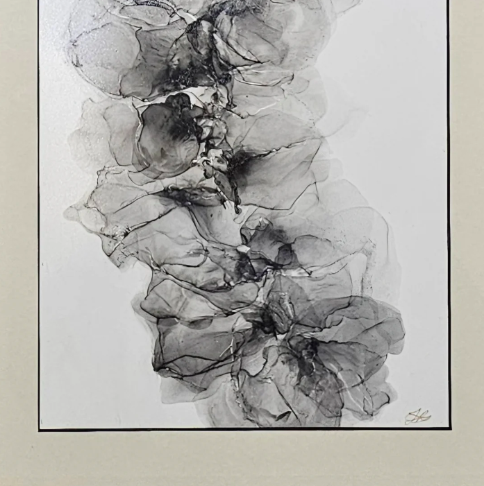 “The Vine” Original Monochrome Alcohol Ink Art - detail.png