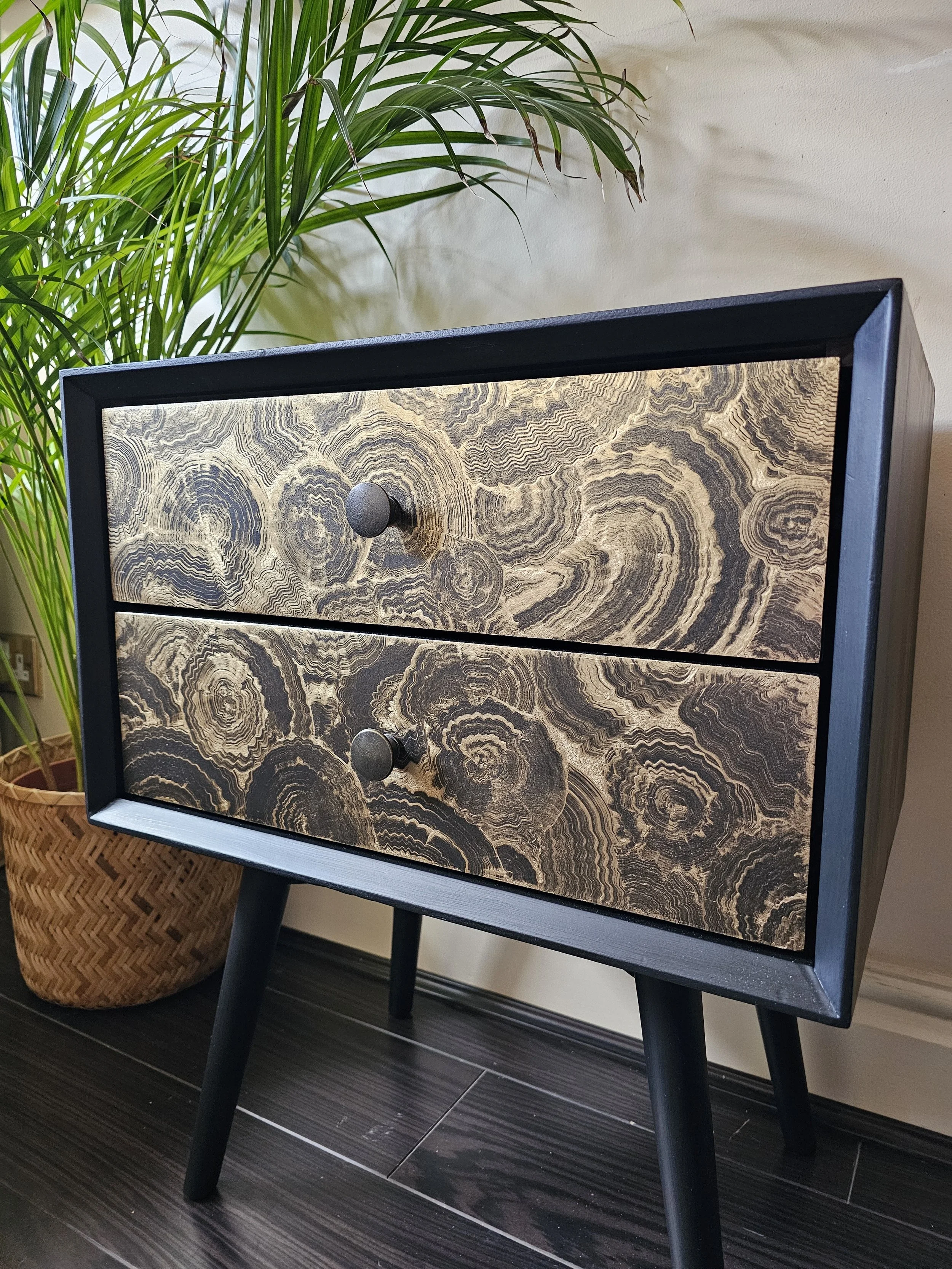 black and gold bedside table with black handles.jpg