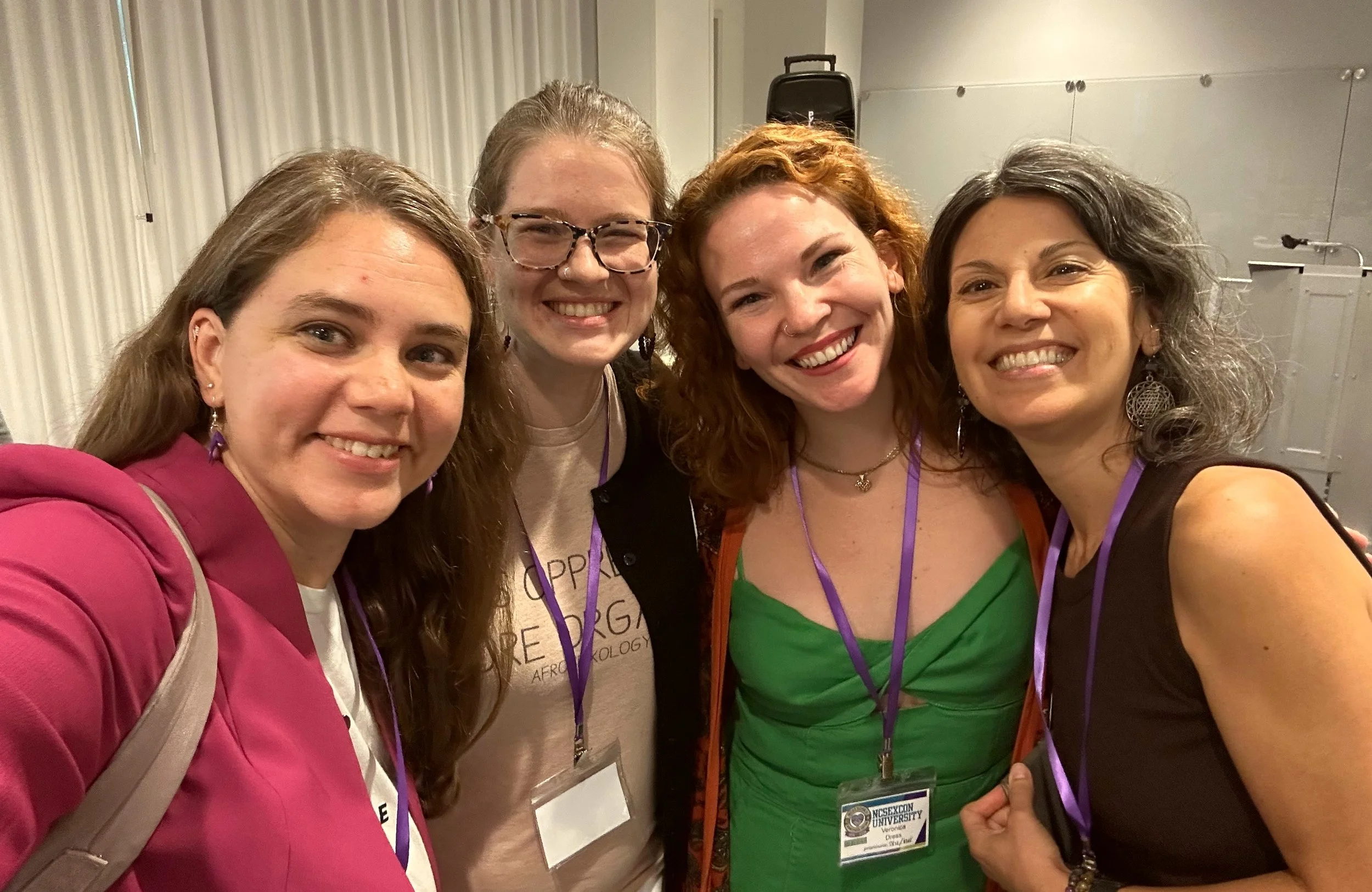 Picture of Nellie, Leslie, Veronica, and Celena (sex educators)