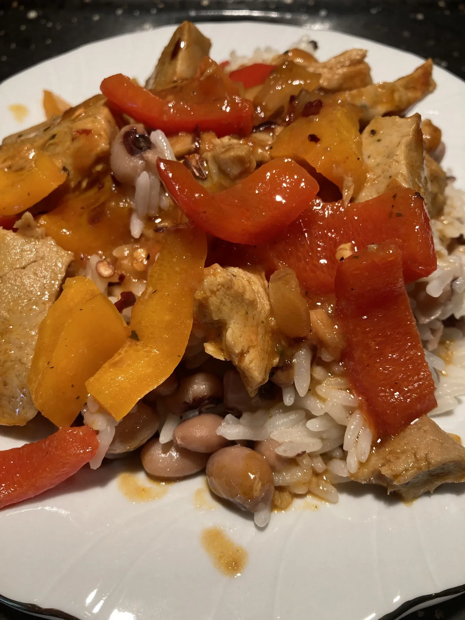 Tofu Black-Eyed Peas