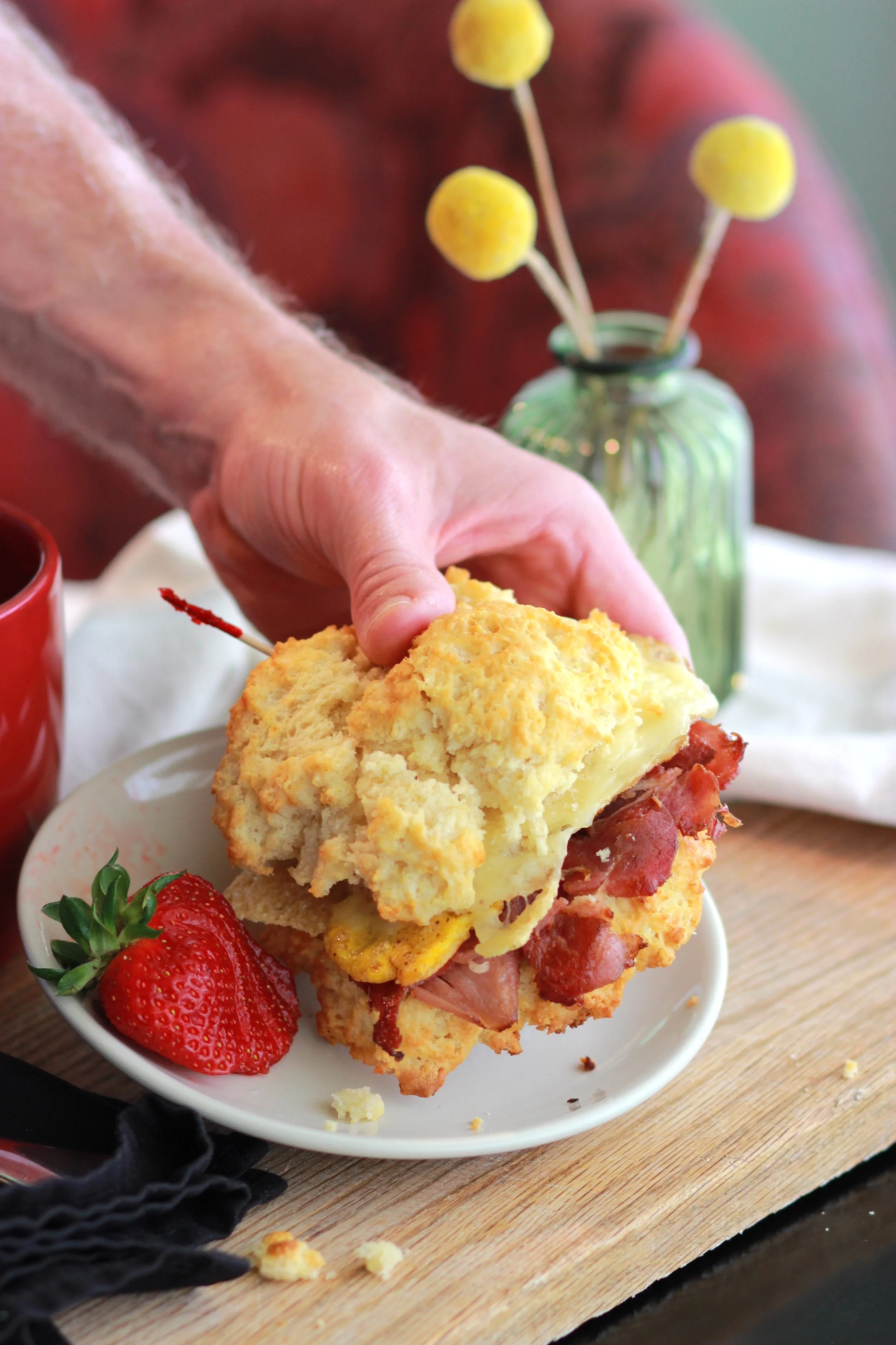 ham, egg, and cheese biscuit.JPG