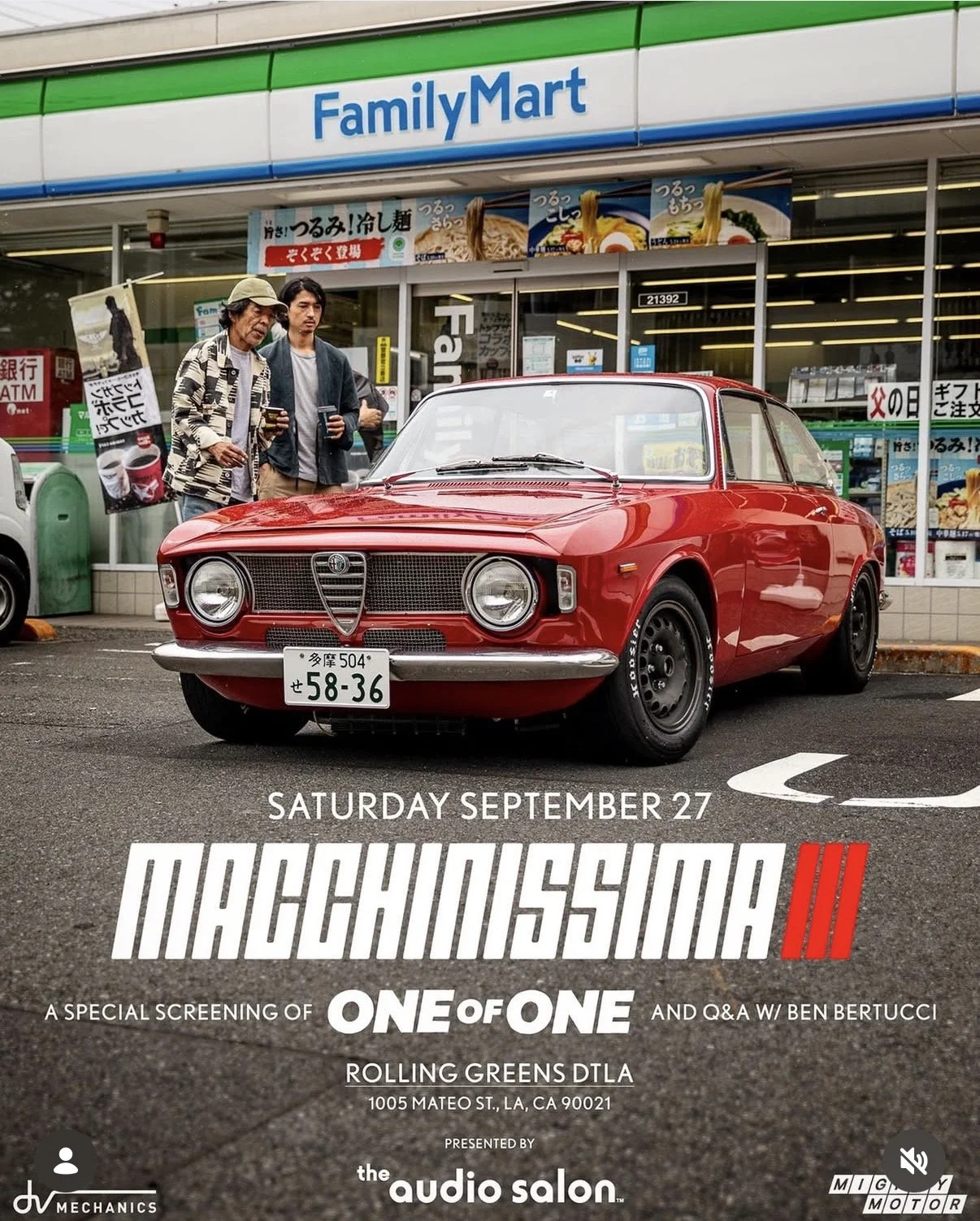 One of One Screening / Machinnissima III
