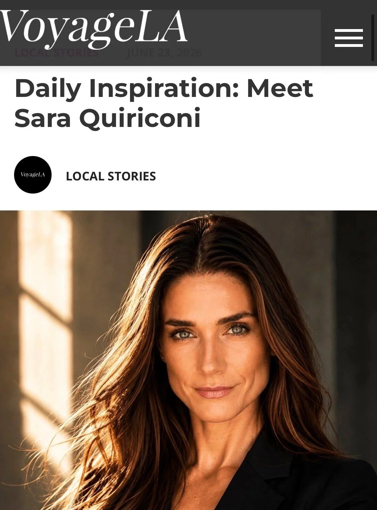 Sara Quiriconi VoyagerLA