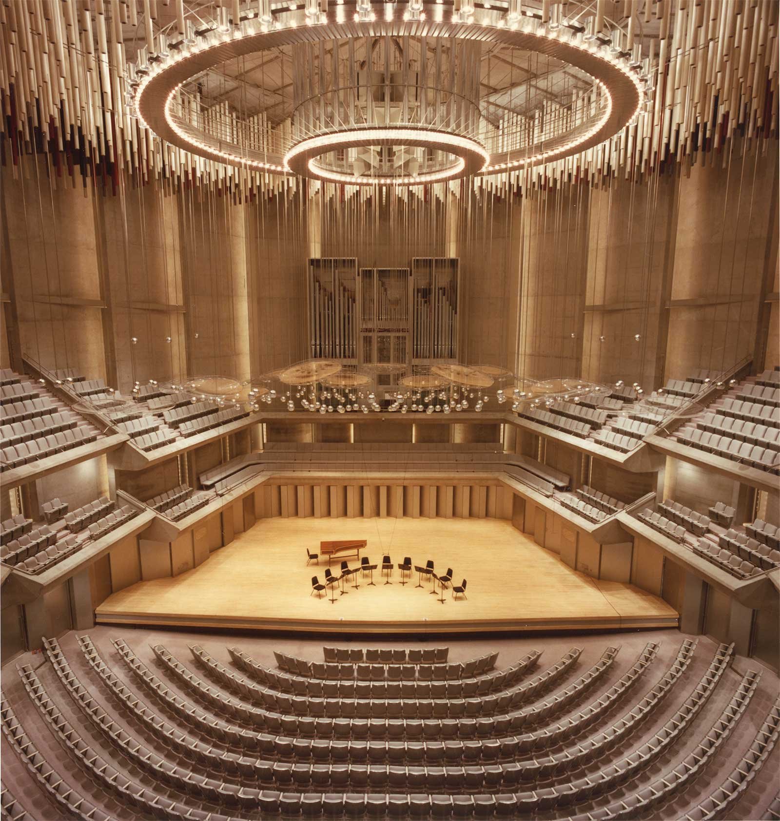 Roy Thomson Hall, Toronto, Ontario, Canada. Designed 1976, with Mathers and Haldenby