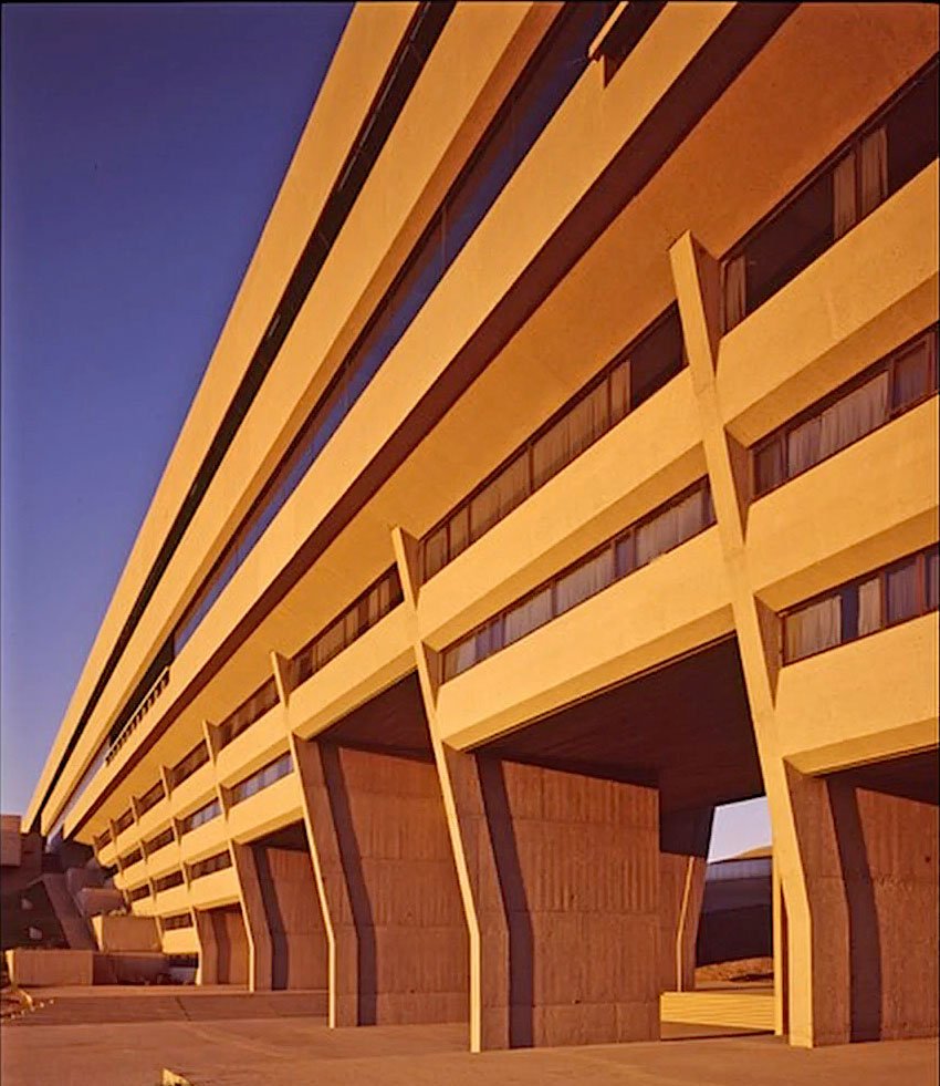 University of Lethbridge, Alberta, Canada. Designed 1968 with Geoffrey Massey