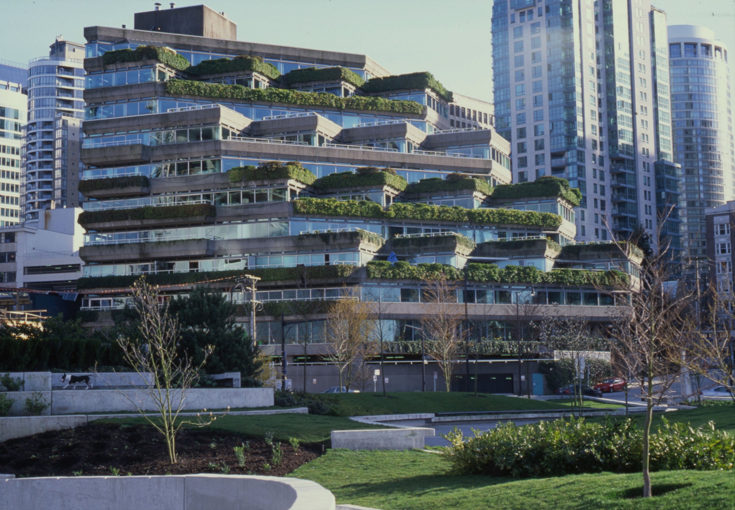Evergreen Building, Vancouver, B.C., Canada. Designed 1978