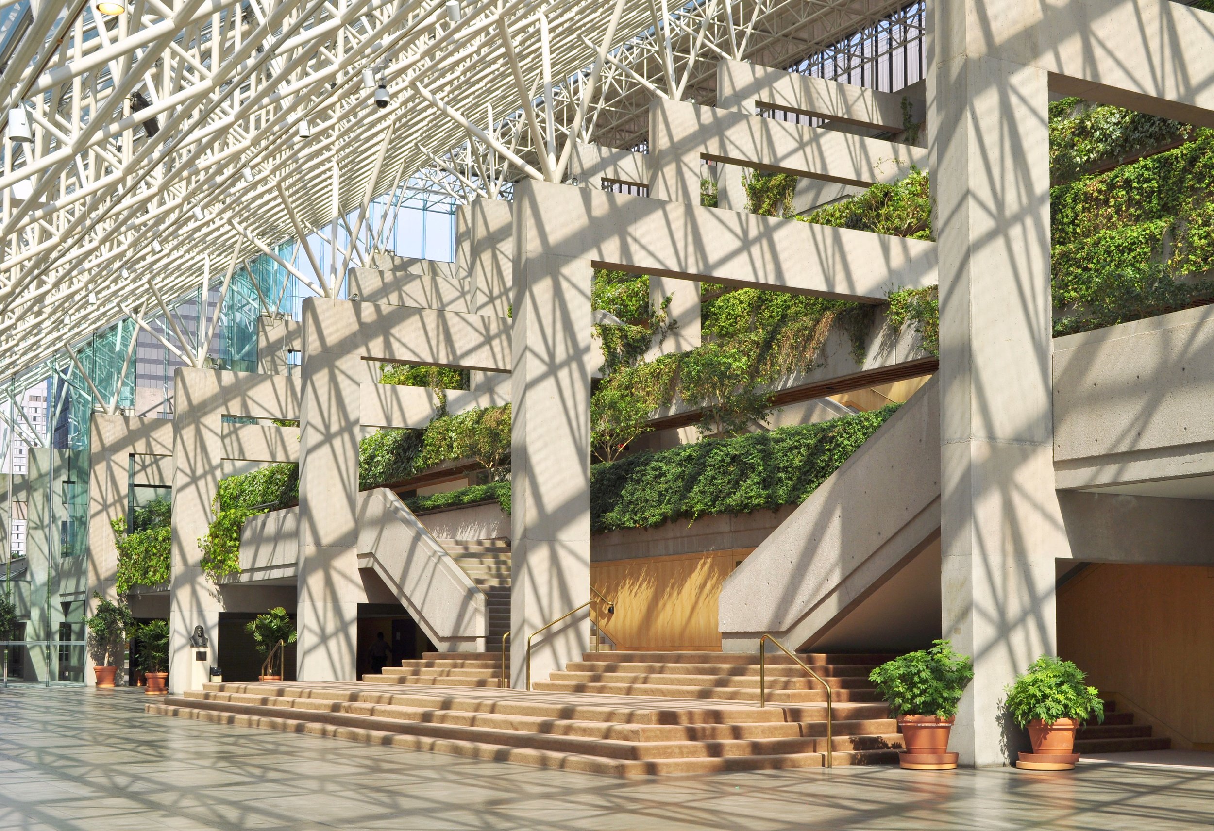 Law Courts Complex, Vancouver, B.C. Canada. Designed 1973