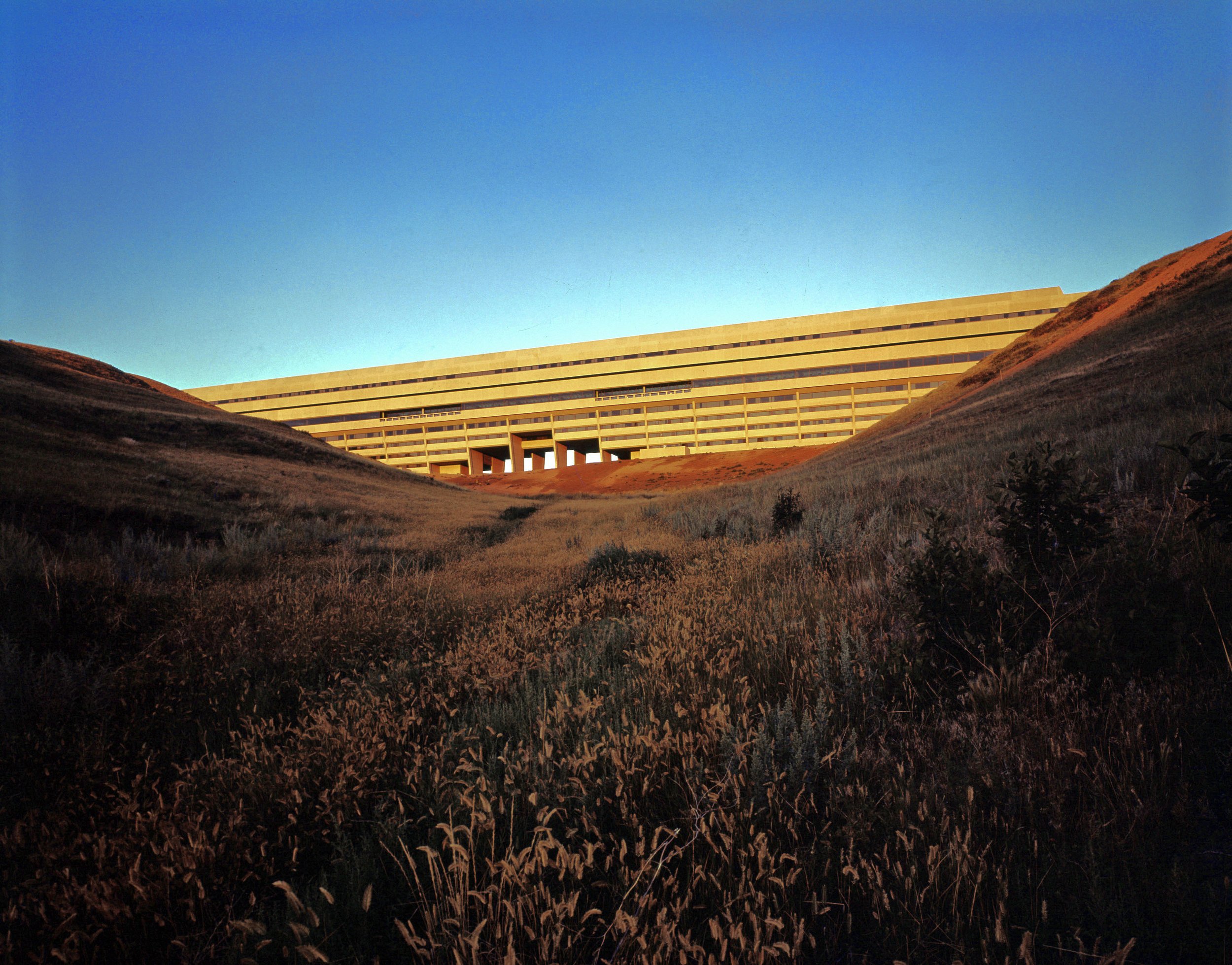 University of Lethbridge,
Alberta, Canada. Designed 1968 with Geoffrey Massey