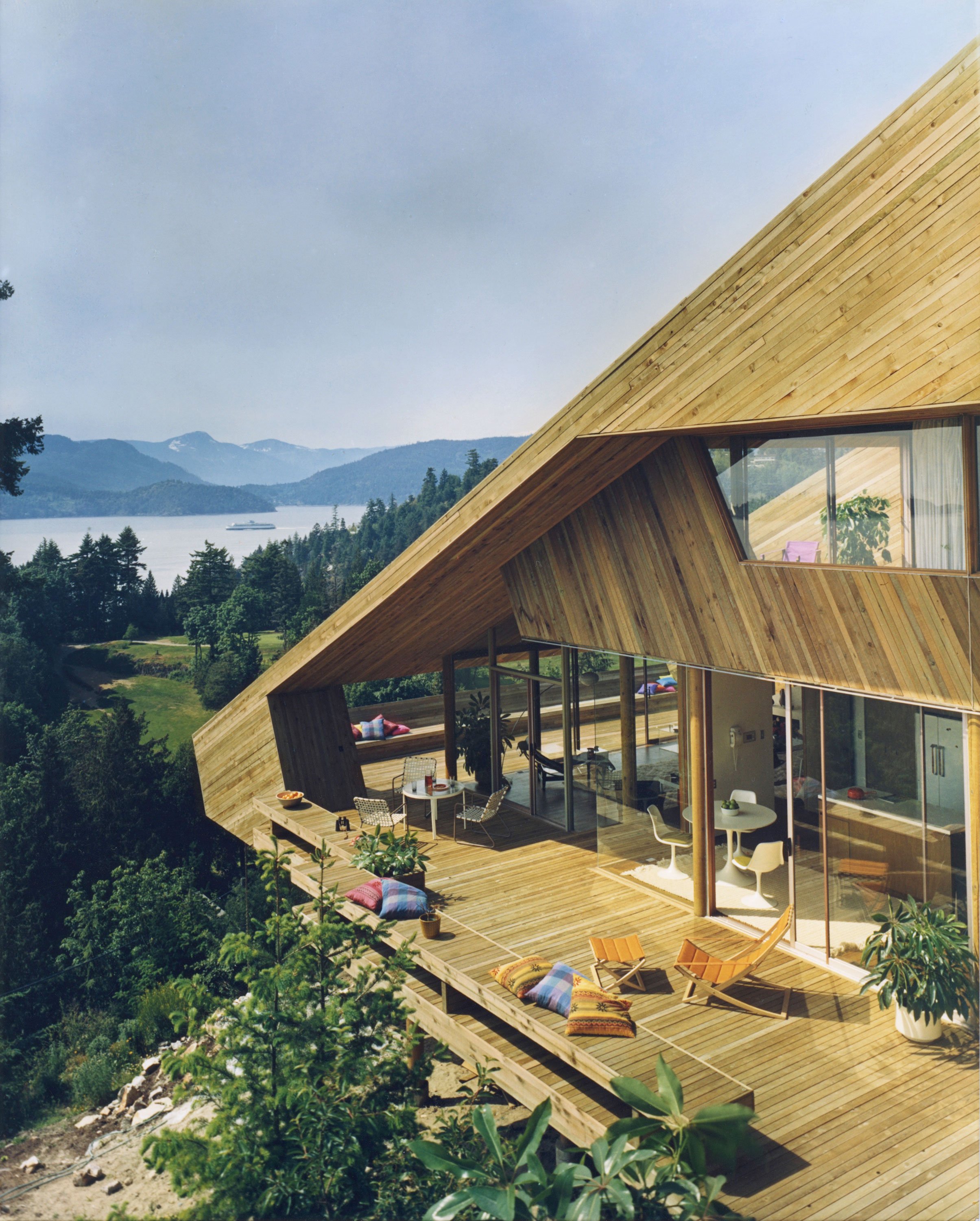 Catton House, West Vancouver, B.C., Canada. Designed 1967 with Geoffrey Massey