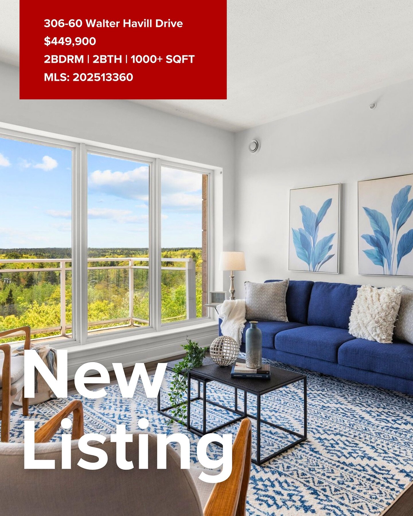 Sunsets, space, and style &mdash; this Long Lake condo has it all 🌅✨

Just listed: 306-60 Walter Havill Drive
2 beds | 2 baths | $449,900

☀️ West-facing views
🛁 Double vanity ensuite
📍 Minutes to downtown
❄️ In-unit AC
🚗 Parking included

This l