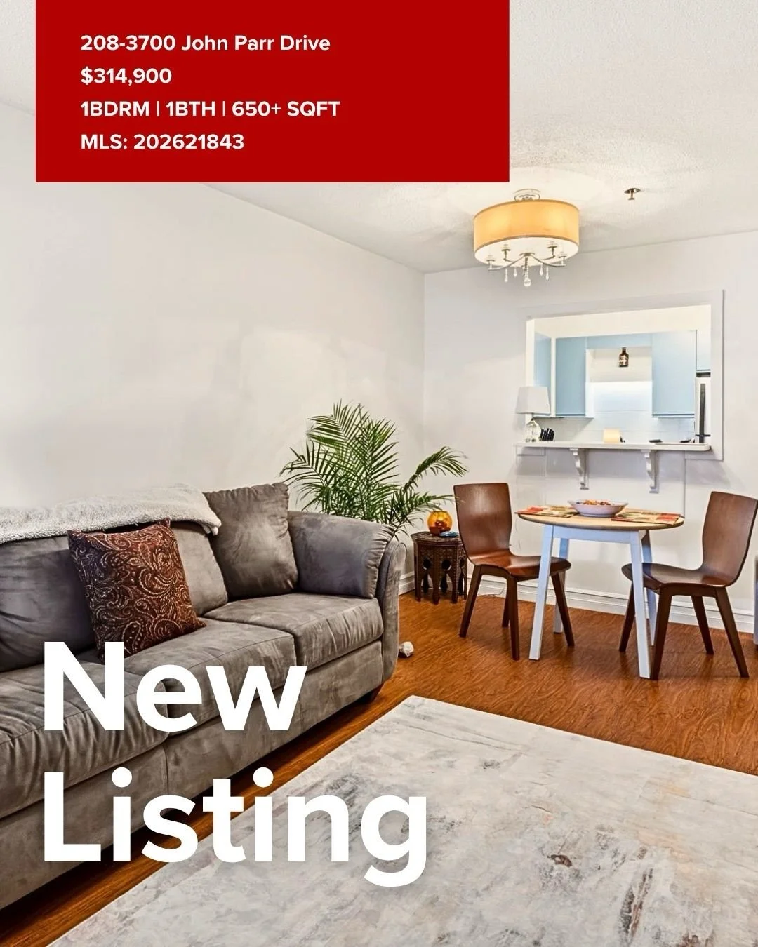 ✨ NORTH END GEM UNDER $315K ✨

📍 208 - 3700 John Parr Drive, Halifax, NS
💰 $314,900
🛏️ 1 Bed + Den | 🛁 1 Bath | 📐 693 SQ FT

🔥 Working wood-burning fireplace
🍳 Kitchen with stainless steel appliances &amp; breakfast bar
💻 Flexible den space (