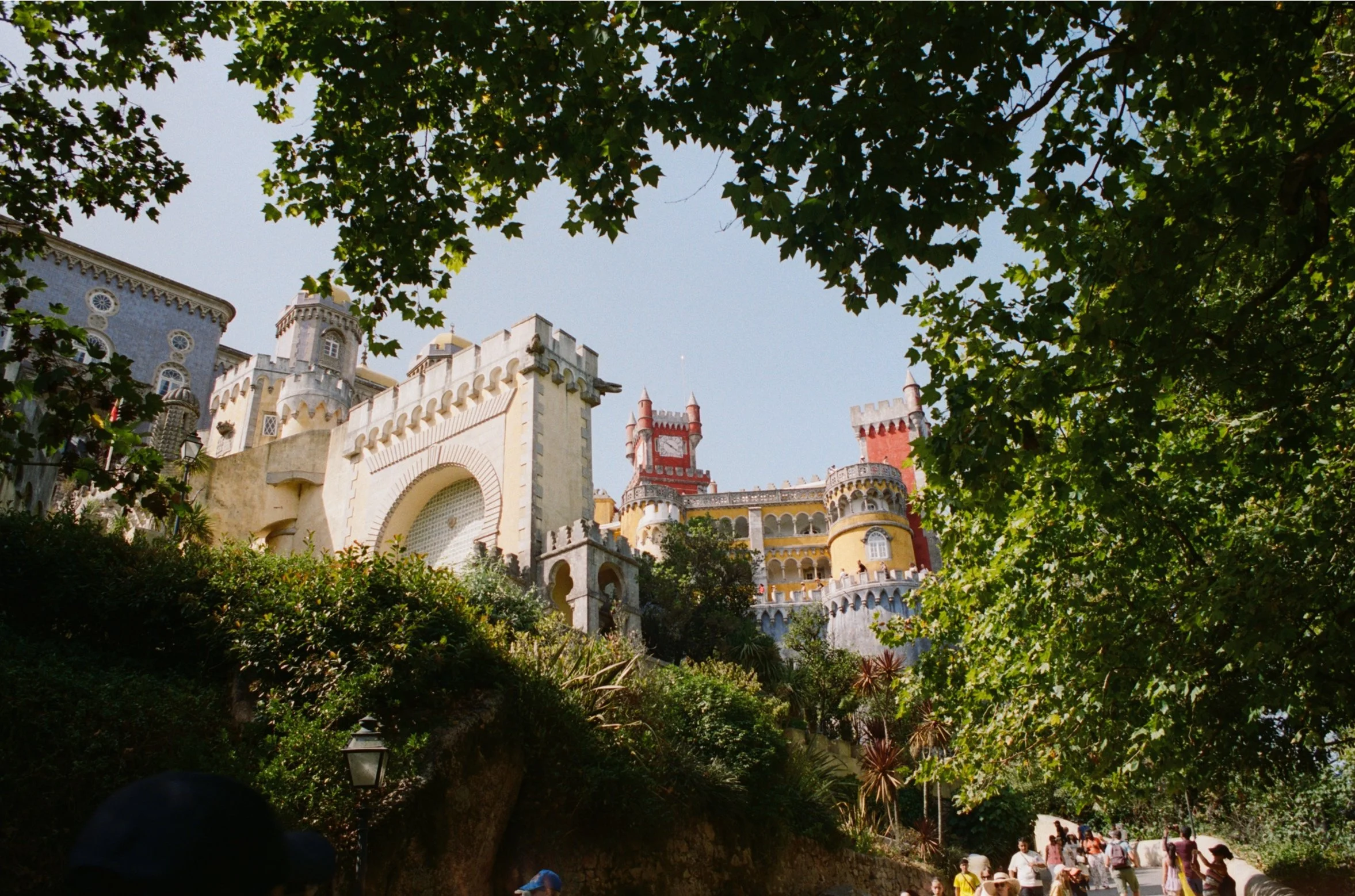 Main Entrance and Facade View, Pena Palace