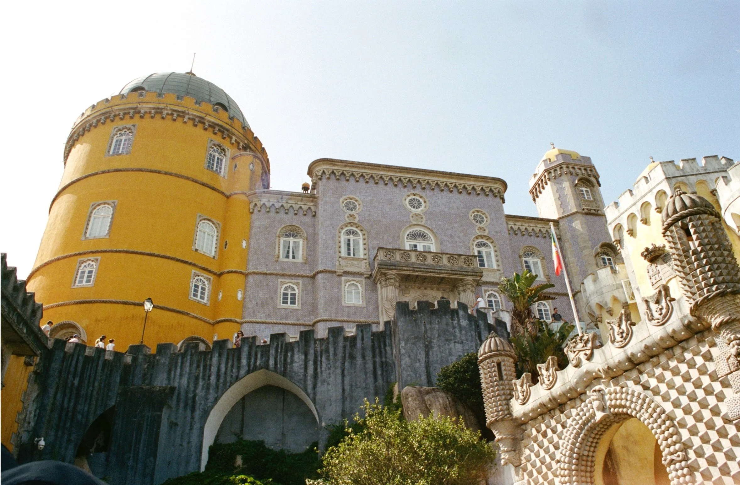 Eastern Elevation of the Central Courtyard, Pena Palace