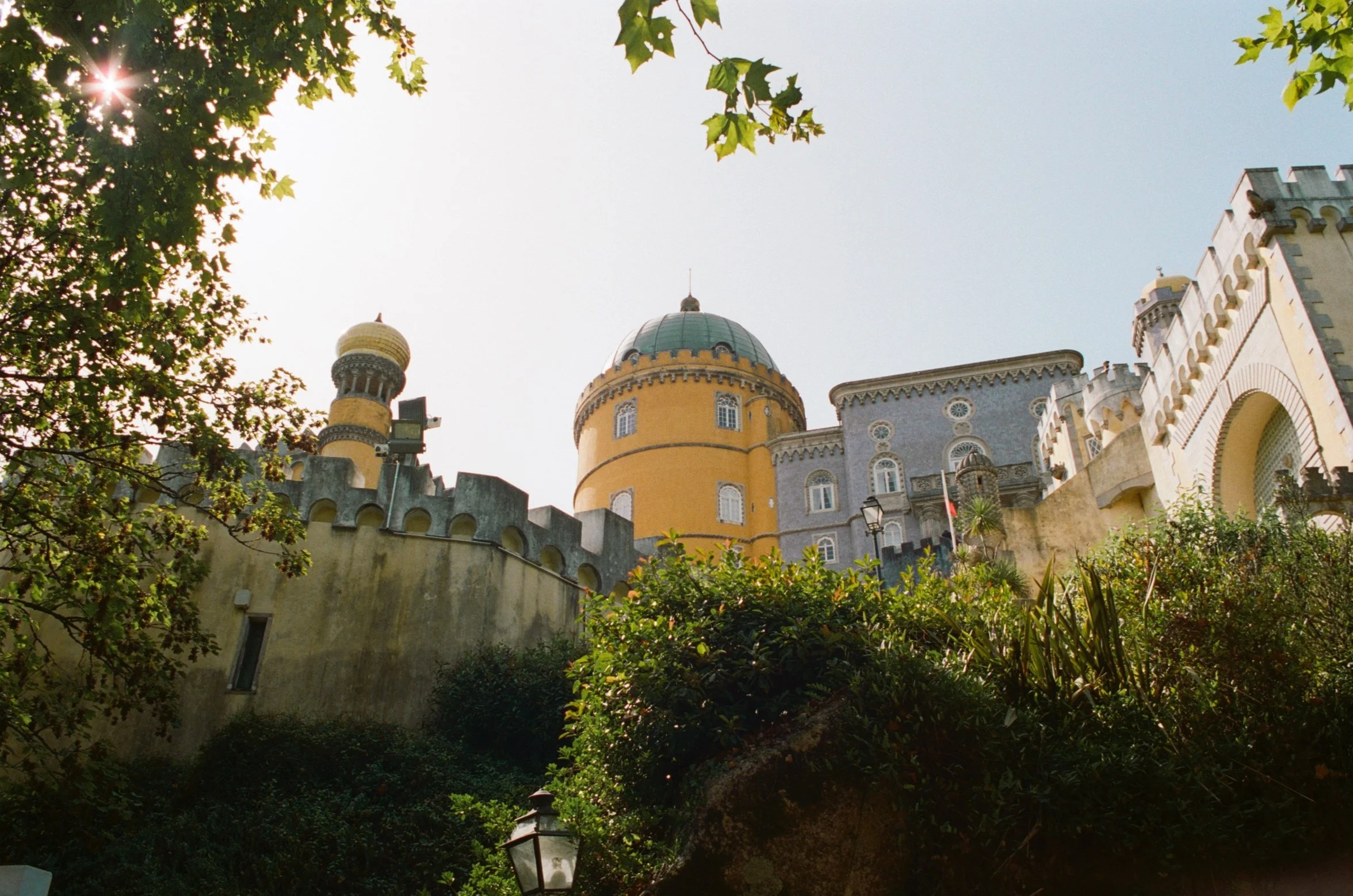 Northwest Facade of the Yellow Tower, Pena Palace
