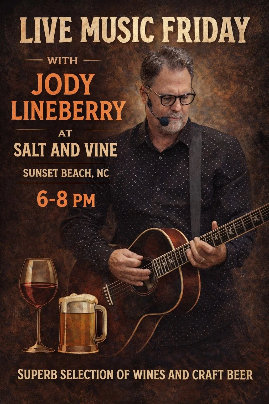 Jody Lineberry Live @ Salt + Vine!