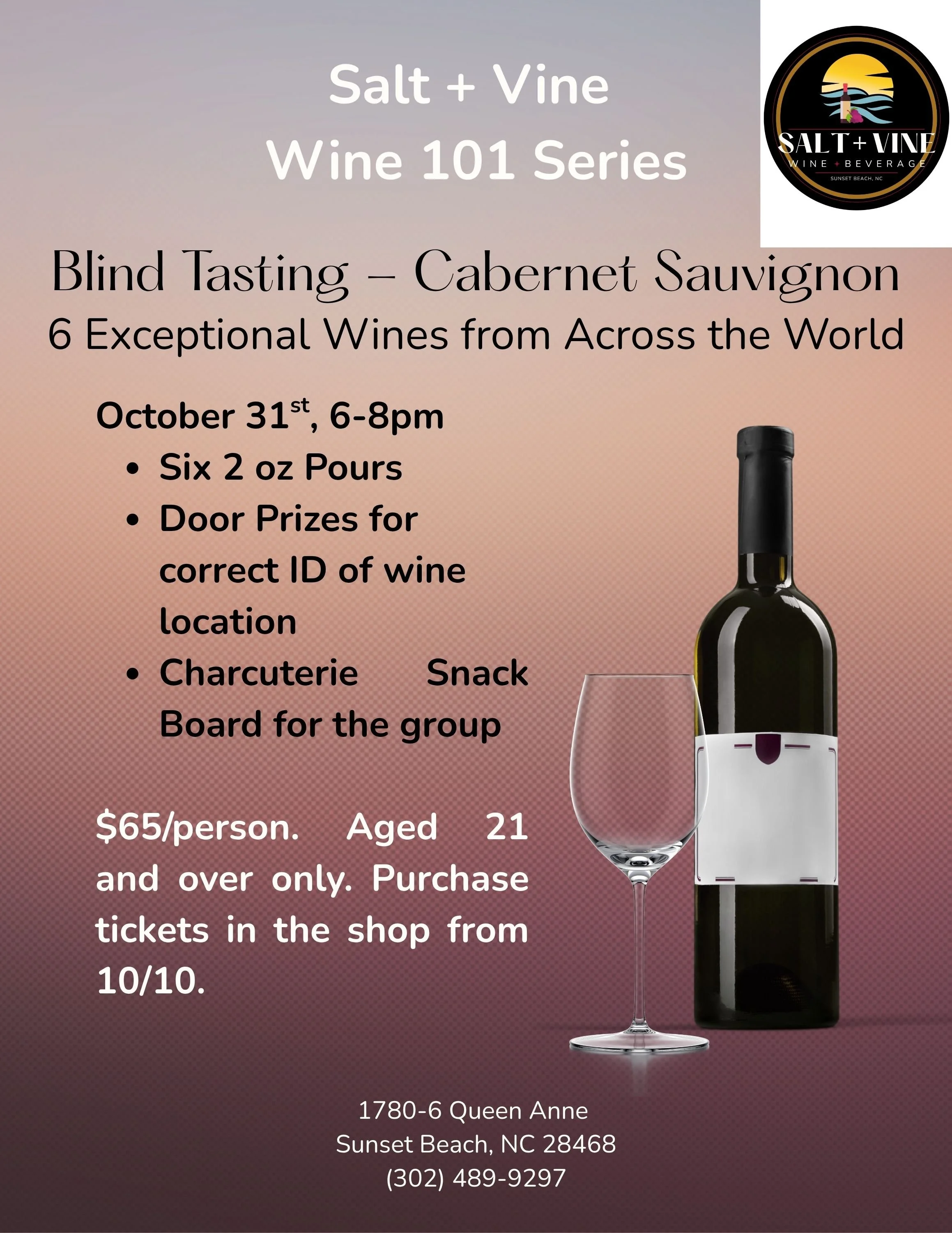 Wine 101 Series - Blind Cabernet Sauvignon Tasting! 