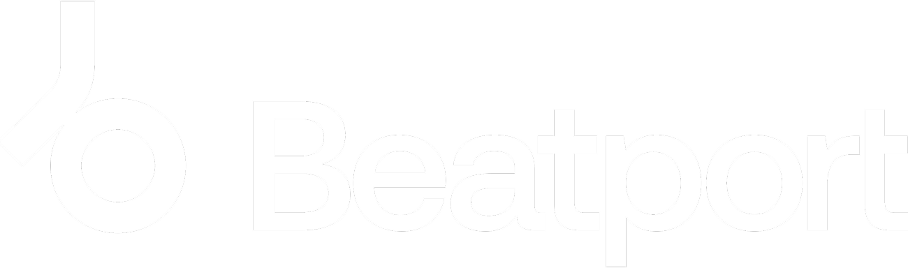 Beatport logo in white on a black background