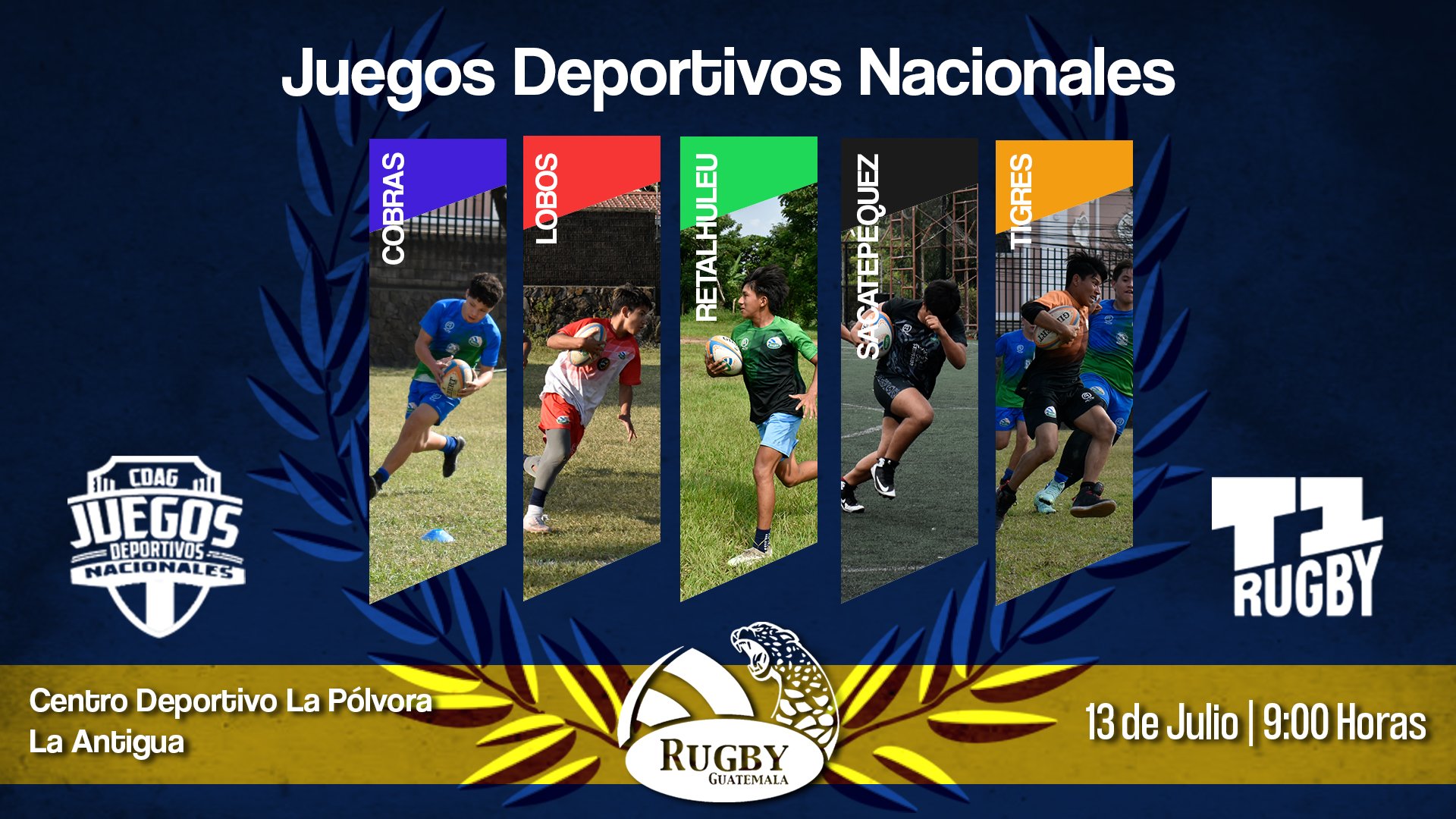 ¡Vuelven los Deportivos Nacionales de Rugby 2025 para Academias de Desarrollo!