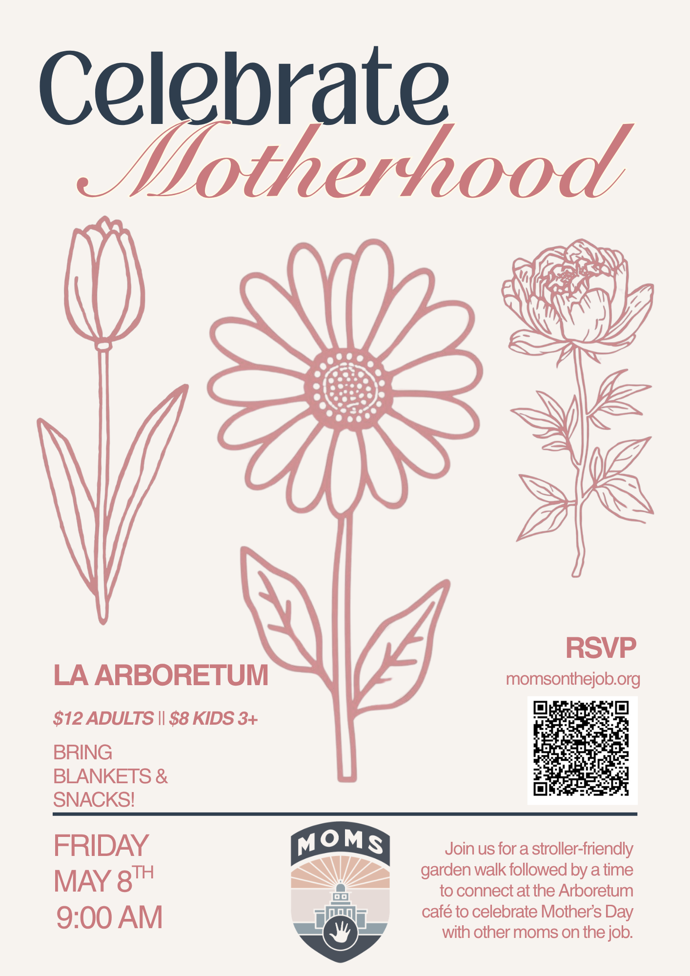 Trendy Mother’s Day Garden Walk Flyer - 1.png